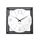 Tafel/wandklok NeXtime Time Frame 40x40cm wit metaal