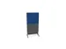 scheidingswand,HxB 1545x800mm,MS-donkergrijs,BN6016-blauw