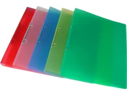 ringmap, voor ft A4, uit PP, 2 ringen van 25mm, geassorteerde kl