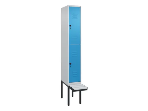 Dubbeldekse dekenkist,HxBxD 2120x300x815mm,1x2vak.,vak B 300mm
