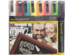 Krijtmarker Medium, Etui à 8 Stuks Assorti Kleuren