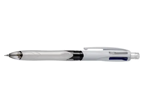 Balpen Bic 3kleuren met vulpotlood HB 0.7mm medium wit
