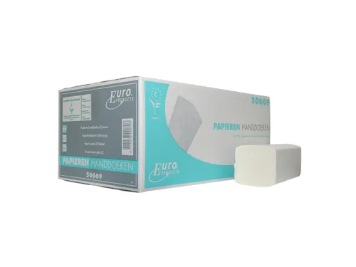 Handdoekpapier 50669 Euro Z-vouw CEL 2-Laags 21x24cm