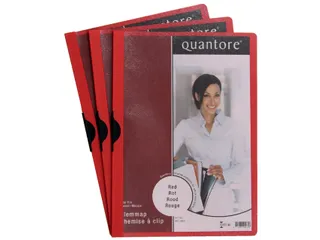 Klemmap Quantore A4 3mm rood - 2