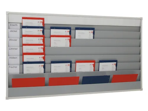 Werkplaats-/Opdrachtplanner Kunststof Profiel 918x1575mm 6 Rijen