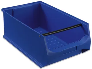 Zichtbak Hxbxd 200x300x500mm Pp Met Draaggreep Blauw Grip - 3