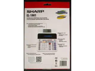 Calculator Sharp EL1901 wit desk 12 digit - 2