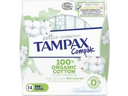 Cotton Super tampons, pak van 14 stuks