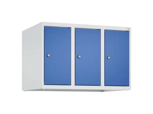 opzetkast,v. locker,3vak.,vak B 250mm,HxBxD 500x750x500mm,vleugeldeur