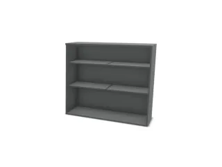 kantoorstelling,opbouwelement,HxBxD 1070x1200x445mm,MS-donkergrijs - 2