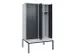 locker voor scheiding van kleding,HxBxD 2120x1200x815mm,4vak