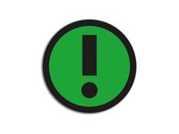 Impressiemagneet Info Groen 50mm