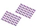 Kleurclips Voor Patchkabels RJ45-stekkers Paars 100 Stuks