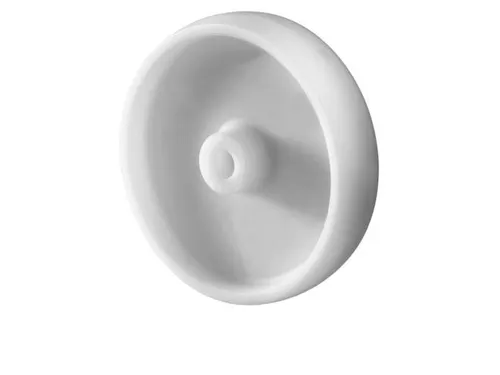 wiel,draagverm. 90kg,ØxB 100x27mm,kunststof-banden,glijlager