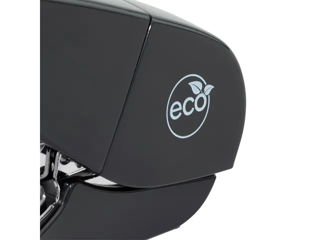 Nietmachine Rapesco Germ-Savvy Less Effort Eco antibacterieel zwart