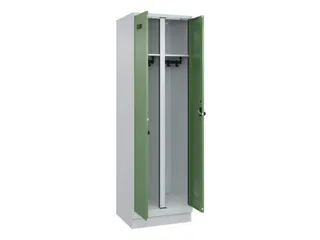 locker voor scheiding van kleding,HxBxD 1950x600x500mm,2vak - 1