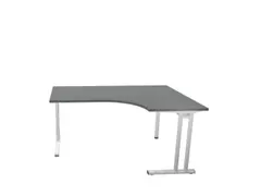 Bureau In Vrije Vorm Hxbxd 720x1600x1200mm Ms-Donkergrijs