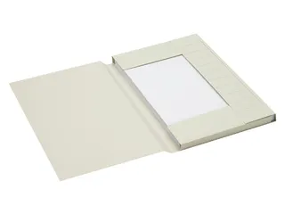 Dossiermap Secolor folio 3 kleppen 225gr grijs - 1