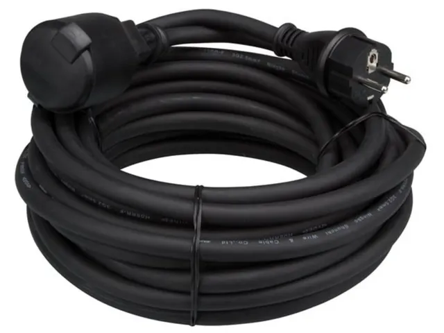 Rubber Verlengkabel 10 M 3g2.5 Penaarde IP44