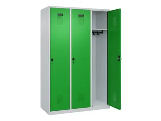 locker,HxBxD 1850x1200x500mm,3vak,vak B 400mm,draaigrendel - 2