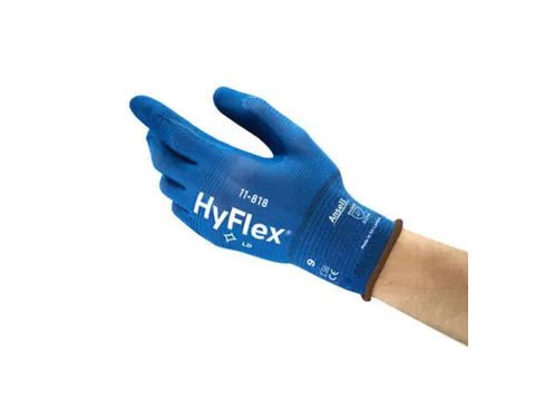 Ansell HyFlex 11-818 voedselveilige handschoenen, blauw, maat 9