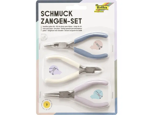 Sierraden tangen Folia set á 3 stuks