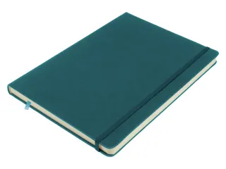 Schetsboek Kangaro A4 dark turquoise PU HC 80 vel 140gr roomwit met el - 3