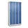 locker,HxBxD 1950x1000x500mm,4vak,vak B 250mm,draaigrendel,sokkel
