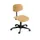 Werkplaatsstoel H 420-555Mm Gelijmd Beukenhout Spindel Wielen Zwart