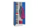 kleding-/wasgoedkast,HxBxD 1850x600x500mm,RAL7035,front RAL5010