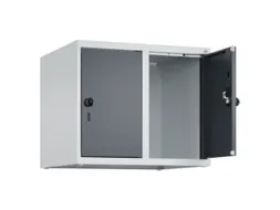 opzetkast,v. locker,2vak.,vak B 300mm,HxBxD 500x600x500mm,draaigrendel