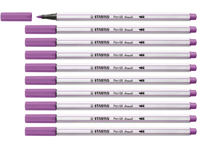 Brushstift STABILO Pen 568/60 pruimenpaars
