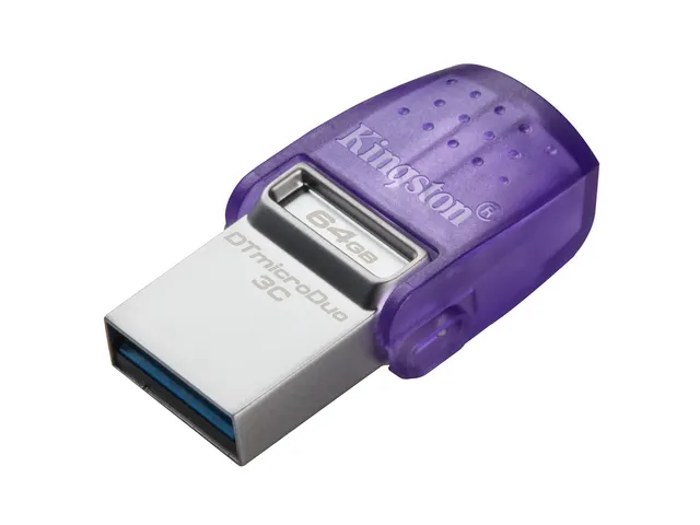 64GB DataTraveler microDuo 3C 200 MB/s dubbele USB-A + USB-C