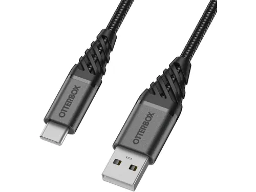 OtterBox Premium Datatransferkabel USB-A naar USB-C 1m zwart