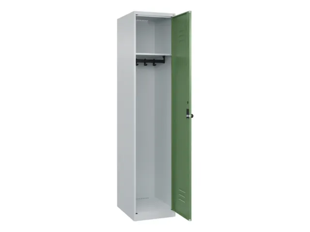 locker,HxBxD 1850x400x500mm,1vak,vak B 400mm,draaigrendel