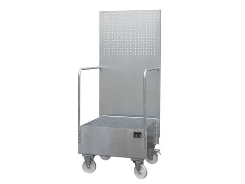 Verrijdbare Opvangbak,V. 1X200L Vat,Opvangvol. 203L