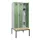 locker met bank,HxBxD 2120x900x815mm,3vak,vak B 300mm,draaigrendel