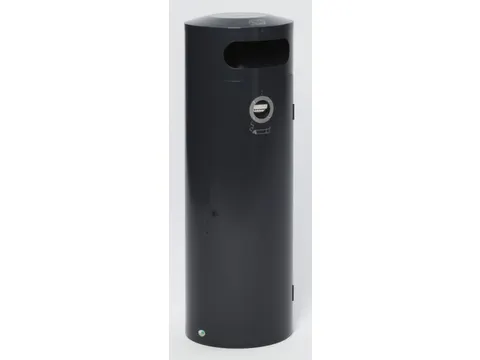 Combi-Asbak 90 Liter 1245x420mm Ral7021 Antraciet Afsluitbaar Staal