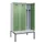 locker met bank,voor scheiding van kleding,HxBxD 2120x1200x815mm,3vak
