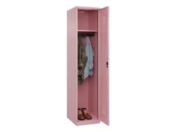 locker,HxBxD 1850x400x500mm,1vak,vak B 400mm,cil.-slot,staand op vloer
