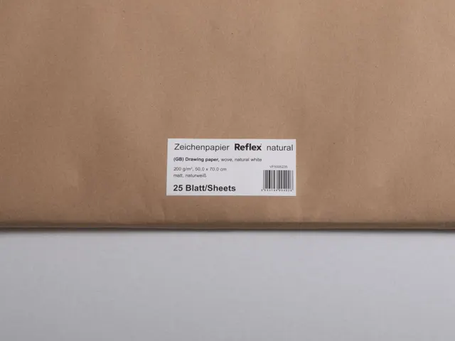 Tekenpapier Reflex natural 70x100cm 200 g/m2 25 vel