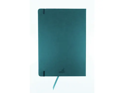 Schetsboek Kangaro A4 dark turquoise PU HC 80 vel 140gr roomwit met el