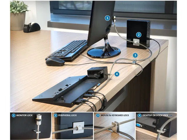 Kensington Desktop & Peripherals Locking Kit (Pc)
