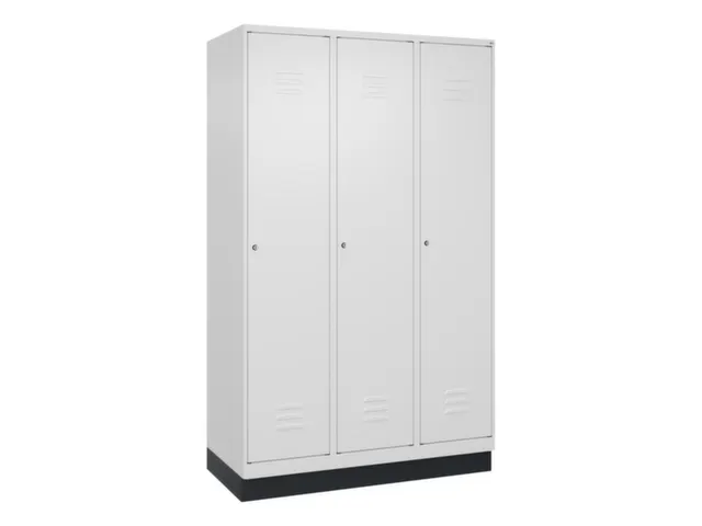 locker voor scheiding van kleding,HxBxD 1950x1200x500mm,3vak