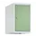opzetkast,v. locker,1vak.,vak B 300mm,HxBxD 500x300x500mm,vleugeldeur