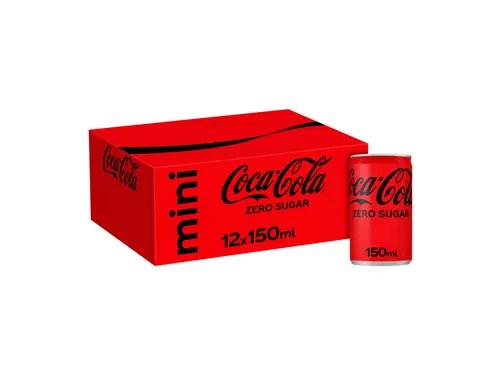 Frisdrank Coca Cola zero blik 150ml