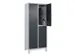 dubbeldekse locker,HxBxD 1950x800x500mm,2x2vak.,vak B 400mm