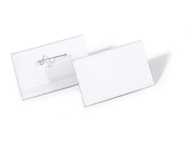 Badge Durable 8008 met speld 40x75mm