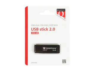 Quantore USB-stick 2.0 256GB Zwart - 1