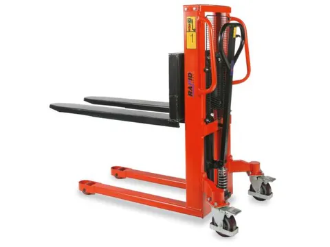 Palletheffer 1000kg Hef H 900mm Vork L 1150mm Zwenk-/vorkwielen Pu/pu